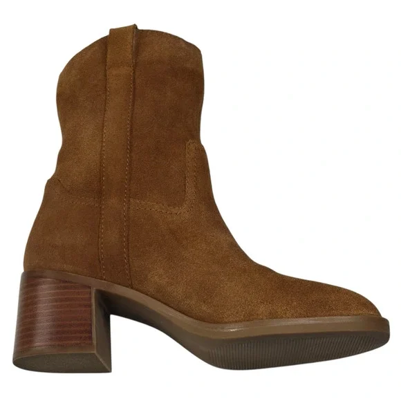 Steve Madden Romney Brown Suede Pull On Booties Womens Size 8.5M New $160 - Picture 7 of 12